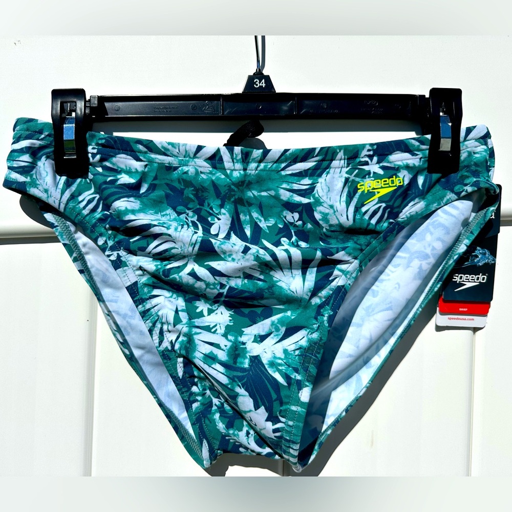 Speedo Solar 2” Printed Brief Swim suit
